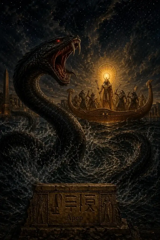 Apophis - Dämonen aus der Ägypten-Tradition, historisch-illustrativ