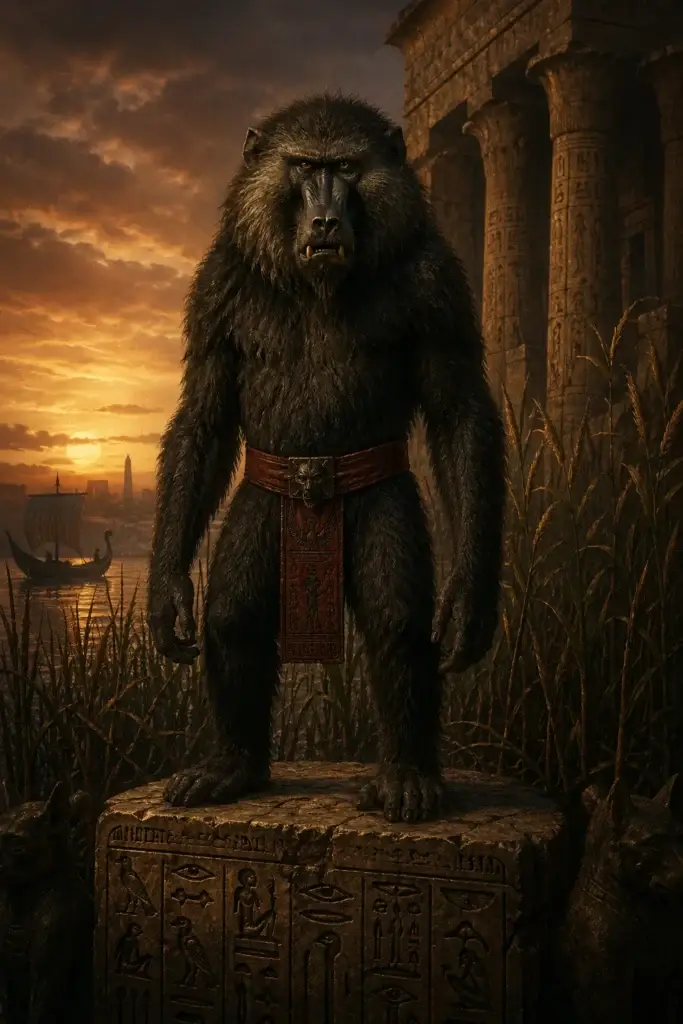Babi - Dämonen aus der Ägypten-Tradition, historisch-illustrativ