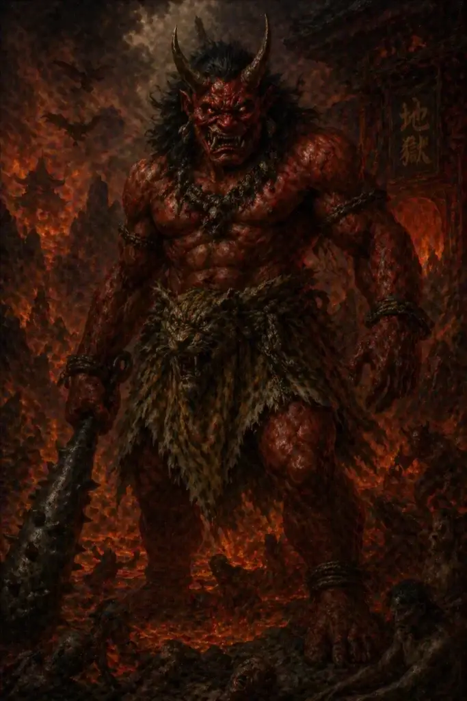 Oni - Dämonen aus der Japan-Tradition, historisch-illustrativ