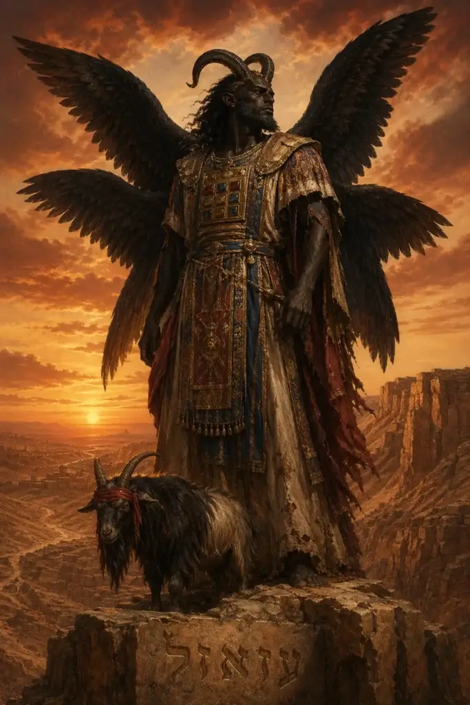 Azazel - Dämonen aus der Judentum-Tradition, historisch-illustrativ
