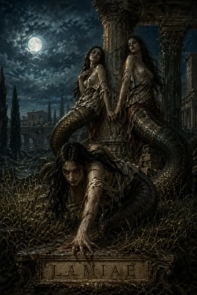 Lamiae - Dämonen aus der Rom-Tradition, historisch-illustrativ