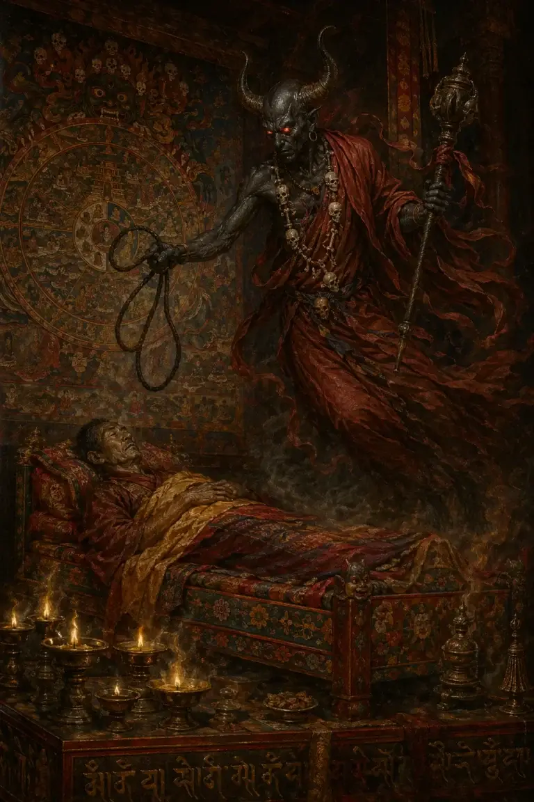 Yamadūta – Wesen aus der Buddhismus-Tradition