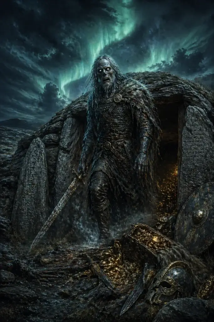 Draugr - Geister aus der Germanisch-Tradition, historisch-illustrativ