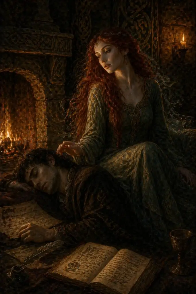 Leanan Sidhe - Geister aus der Keltisch-Tradition, historisch-illustrativ