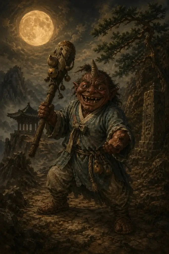 Dokkaebi - Geister aus der Korea-Tradition, historisch-illustrativ