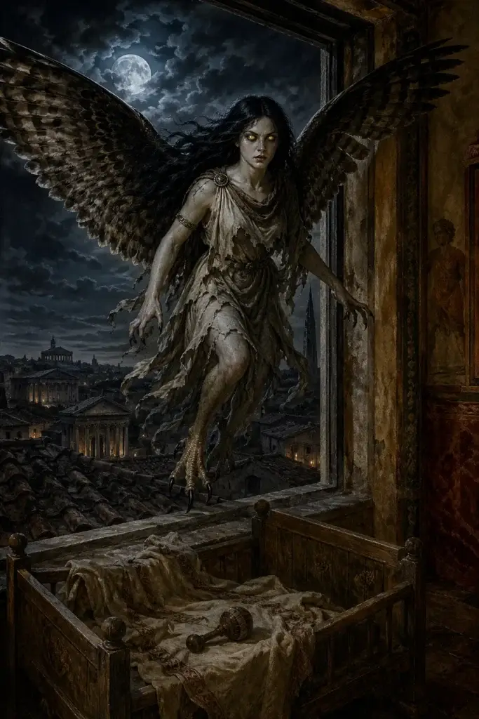 Striga - Geister aus der Rom-Tradition, historisch-illustrativ
