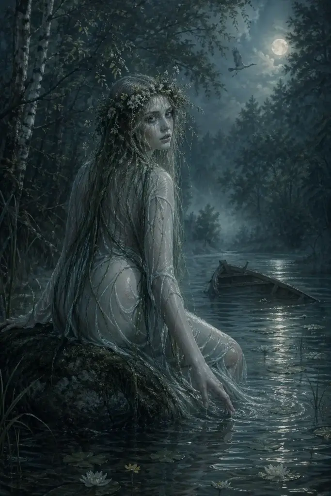 Rusalka - Geister aus der Slawisch-Tradition, historisch-illustrativ