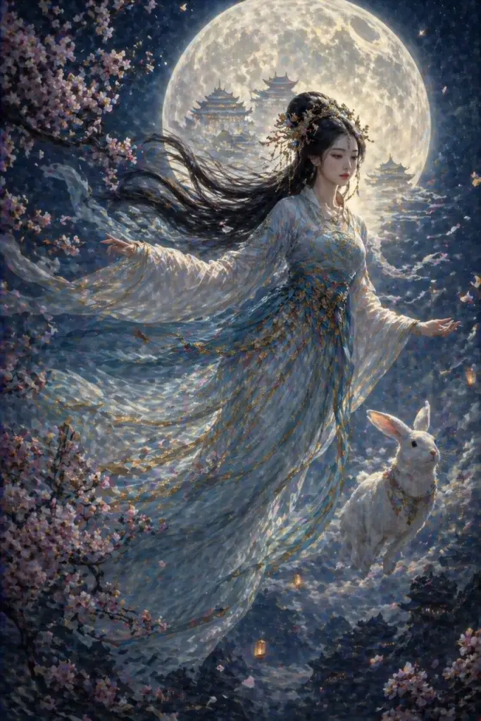 Chang E - Götter aus der China-Tradition, historisch-illustrativ