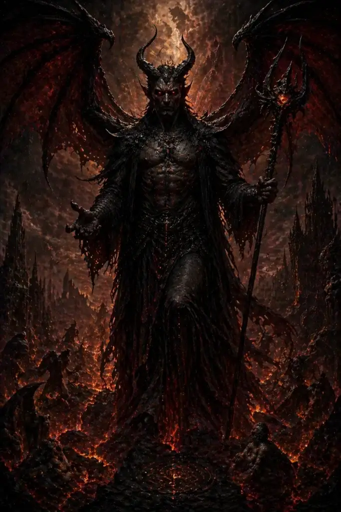 Satan - Götter aus der Christentum-Tradition, historisch-illustrativ