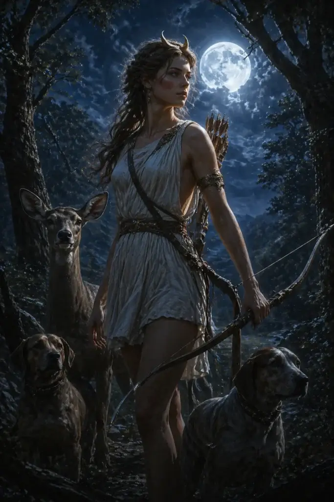 Artemis - Götter aus der Griechenland-Tradition, historisch-illustrativ