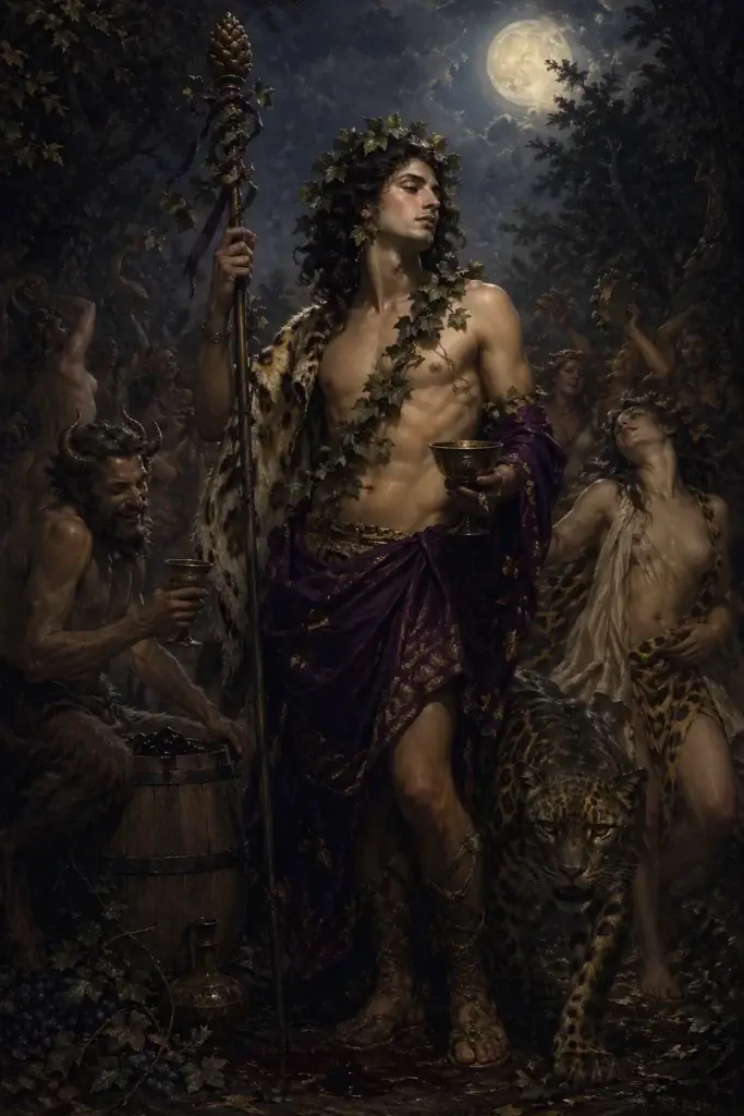 Dionysos - Götter aus der Griechenland-Tradition, historisch-illustrativ