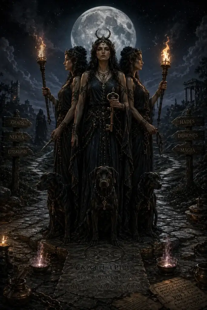 Hekate - Götter aus der Griechenland-Tradition, historisch-illustrativ