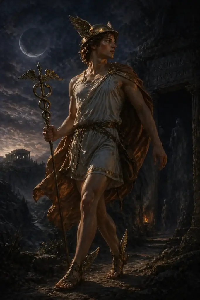 Hermes - Götter aus der Griechenland-Tradition, historisch-illustrativ