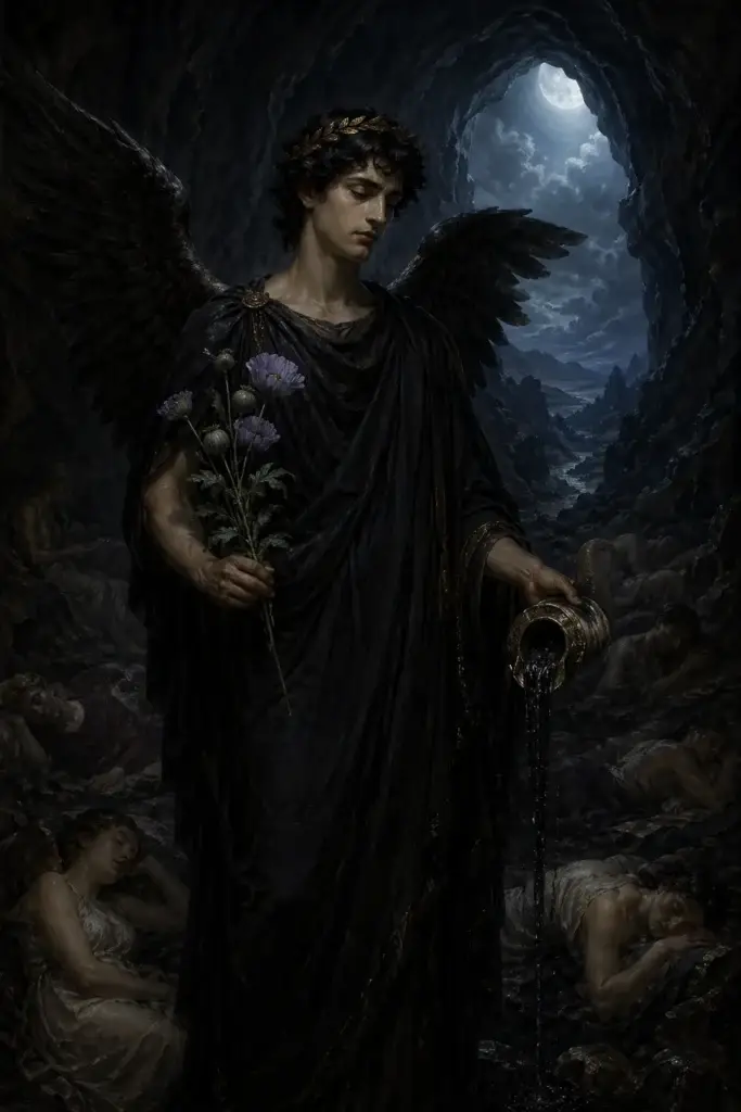 Hypnos - Götter aus der Griechenland-Tradition, historisch-illustrativ