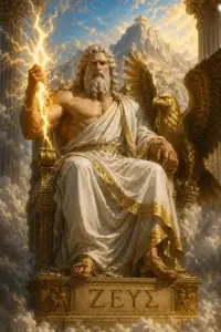 Zeus - Götter aus der Griechenland-Tradition, historisch-illustrativ