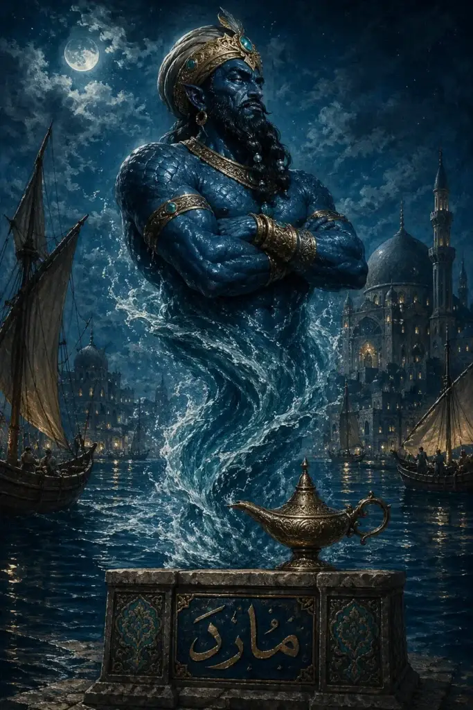 Marid - Götter aus der Islam-Tradition, historisch-illustrativ