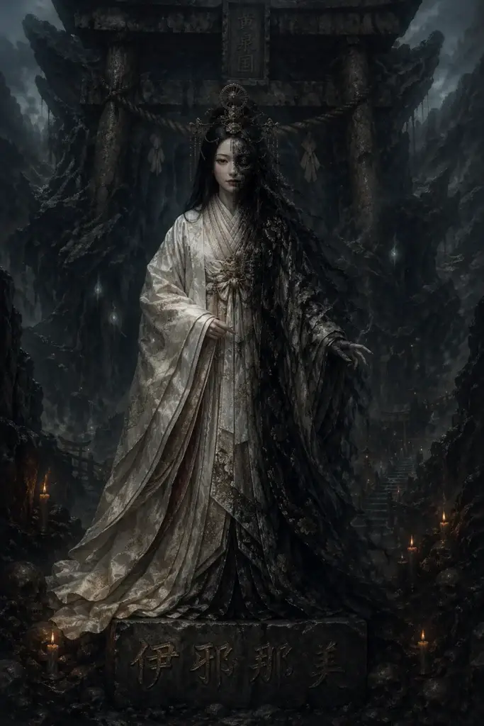 Izanami - Götter aus der Japan-Tradition, historisch-illustrativ