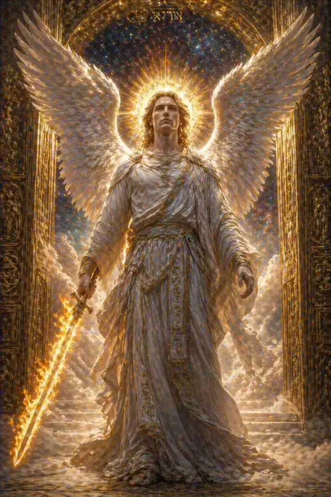 Uriel - Götter aus der Judentum-Tradition, historisch-illustrativ