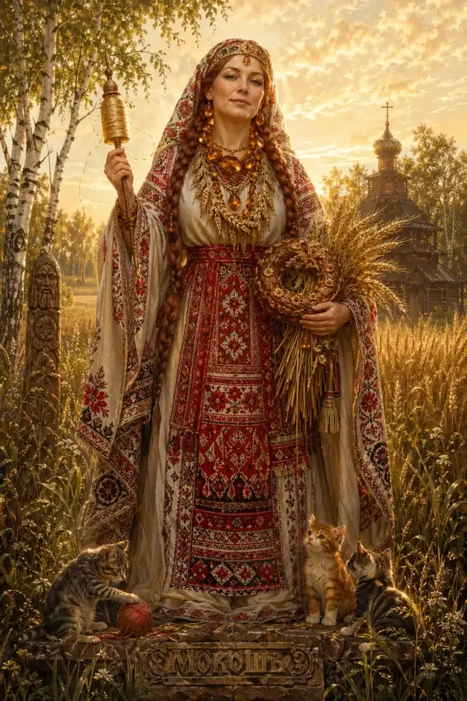 Mokosch - Götter aus der Slawisch-Tradition, historisch-illustrativ