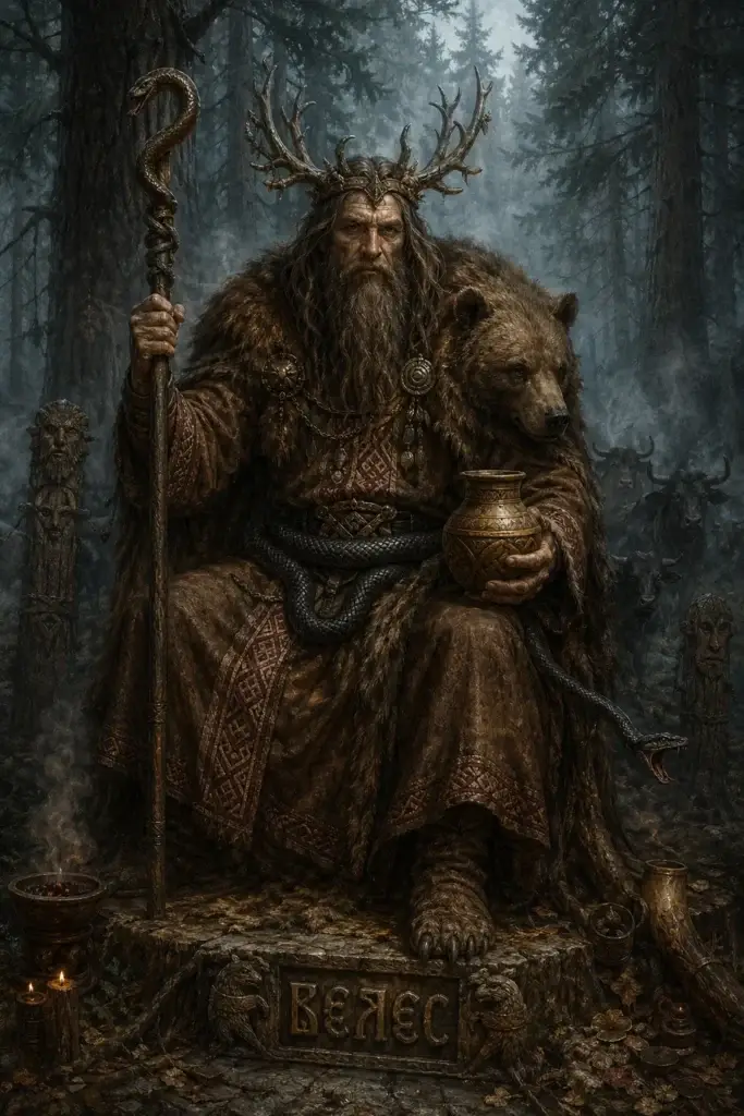 Veles - Götter aus der Slawisch-Tradition, historisch-illustrativ