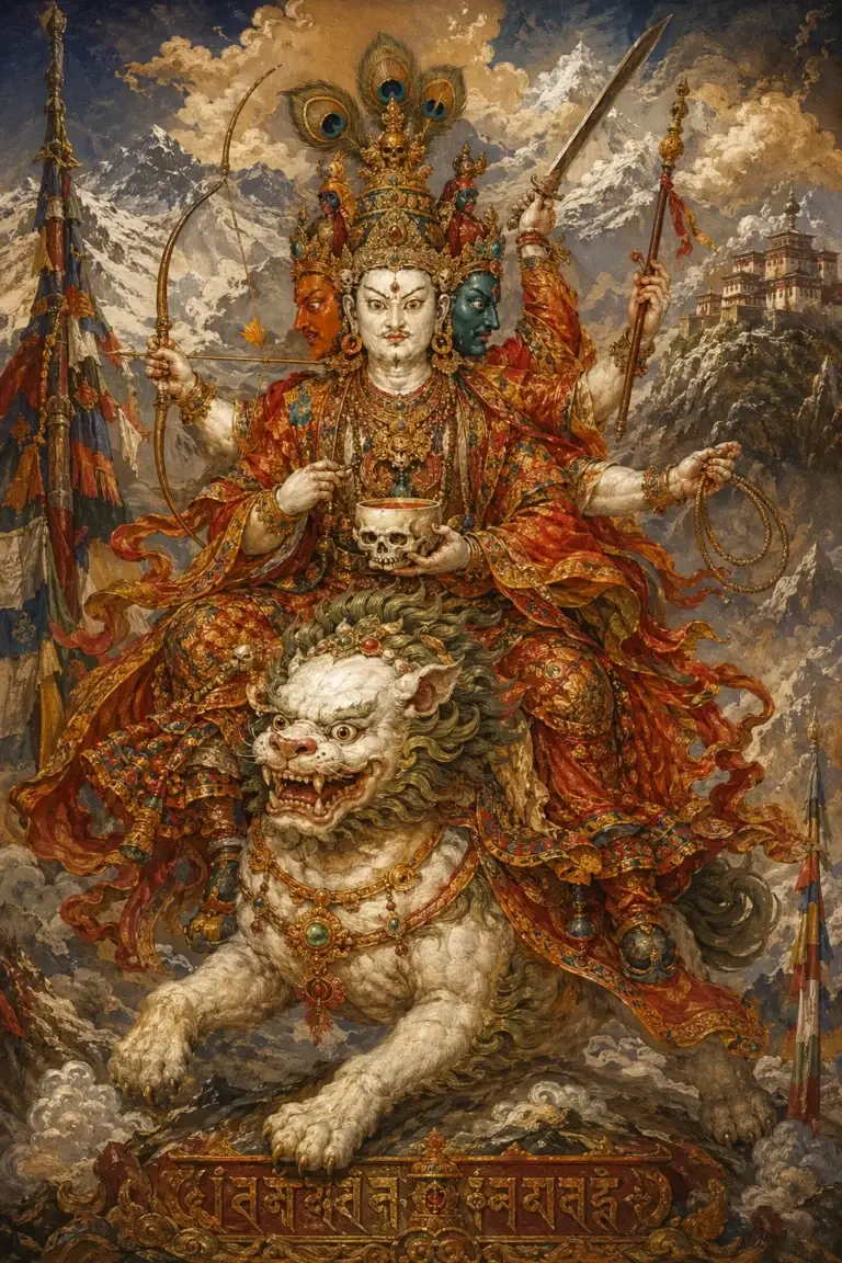 Pehar – Wesen aus der Tibet-Tradition