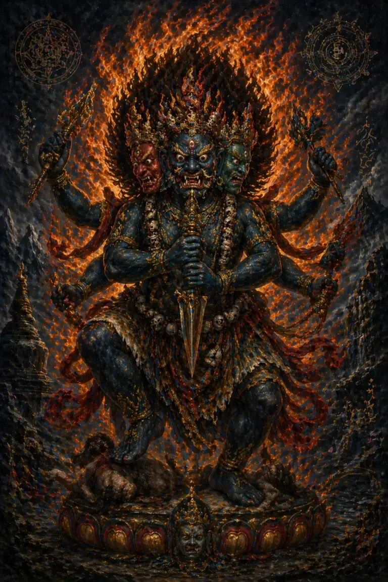Vajrakilaya – Wesen aus der Tibet-Tradition