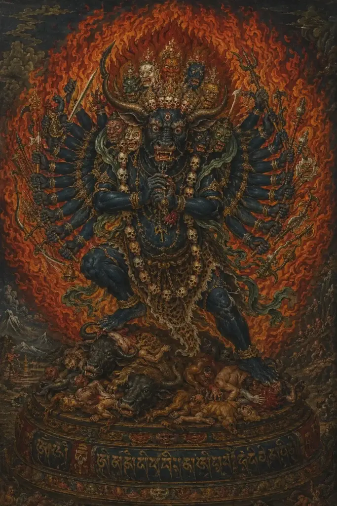 Yamantaka - Götter aus der Tibet-Tradition, historisch-illustrativ