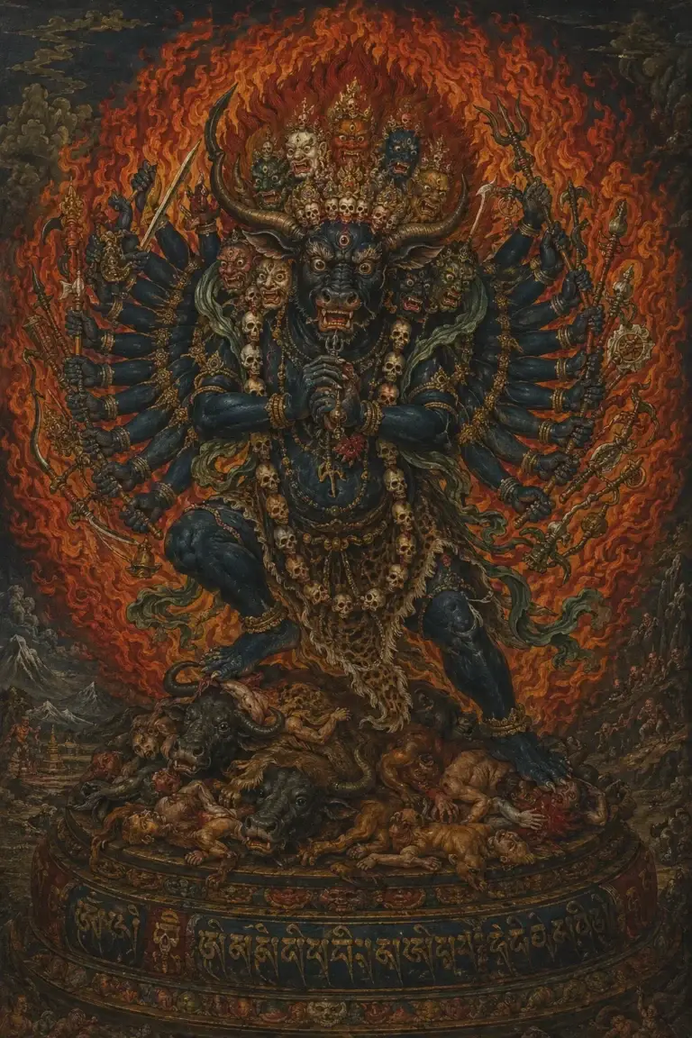 Yamantaka – Wesen aus der Tibet-Tradition