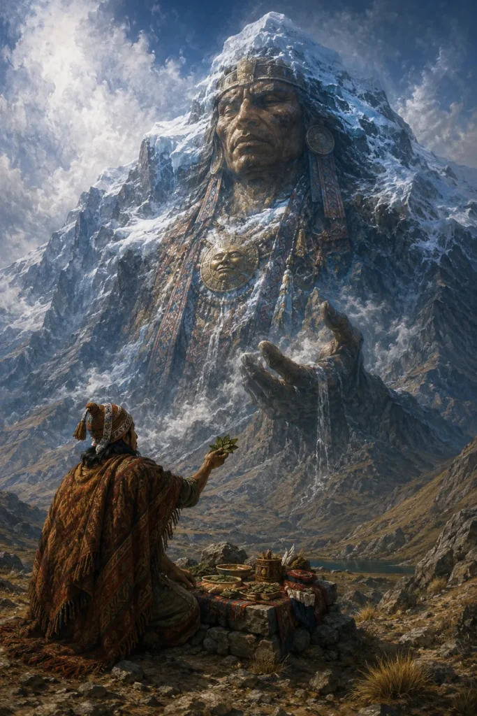 Apu Ausangate - Geister aus der Anden-inka-Tradition, historisch-illustrativ