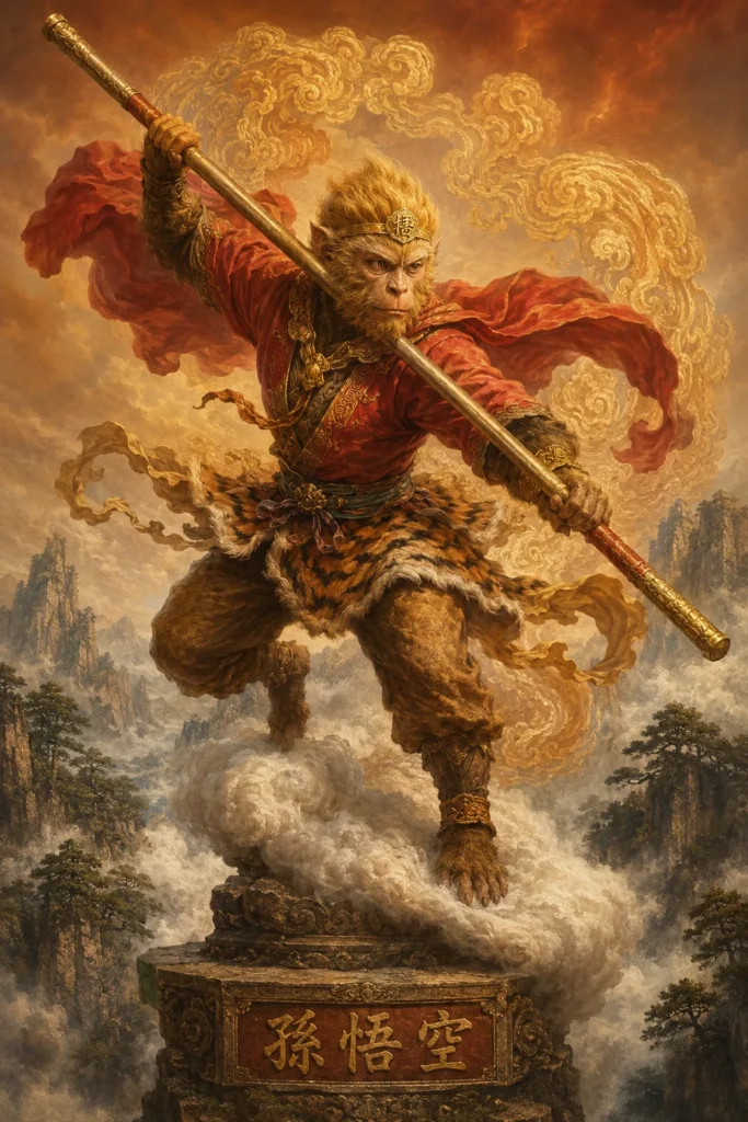 Sun Wukong - Gods from the China tradition, historical-illustrative
