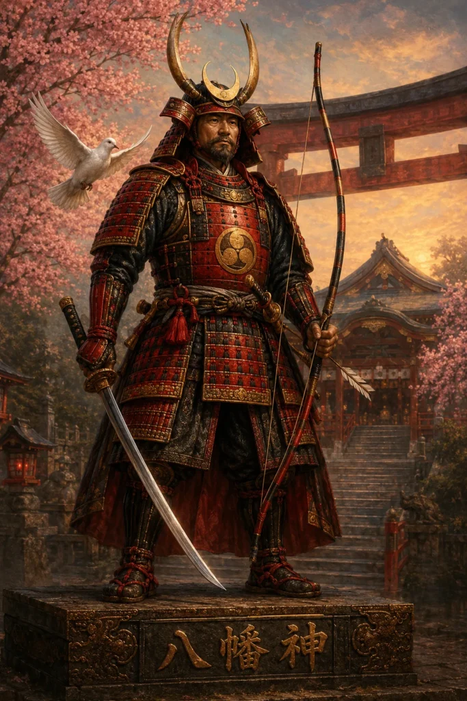 Hachiman - Gods from the Japanese tradition, historical-illustrative