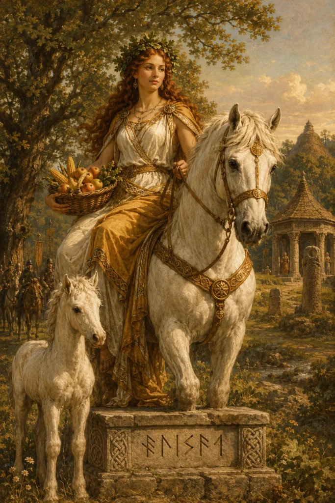 Epona - Gods from the Celtic tradition, historical and illustrative