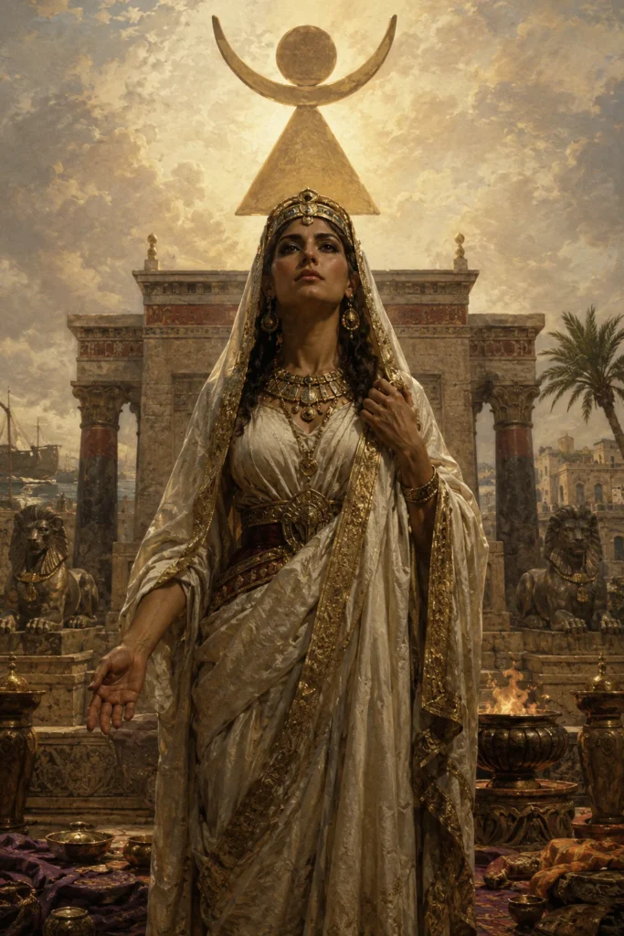 Tanit - Götter aus der Phoenizisch-Tradition, historisch-illustrativ