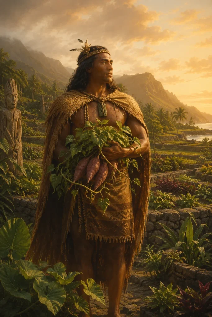 Rongo: Gods from the Polynesian Maori tradition, historical-illustrative