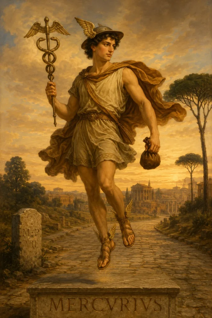 Mercury - gods from the Roman tradition, historical-illustrative