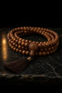 Mala: the Buddhist prayer-bead string of 108 beads