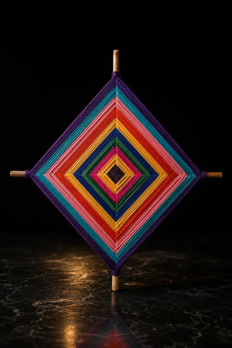 Olho de Deus (Ojo de Dios) dos huicholes do México