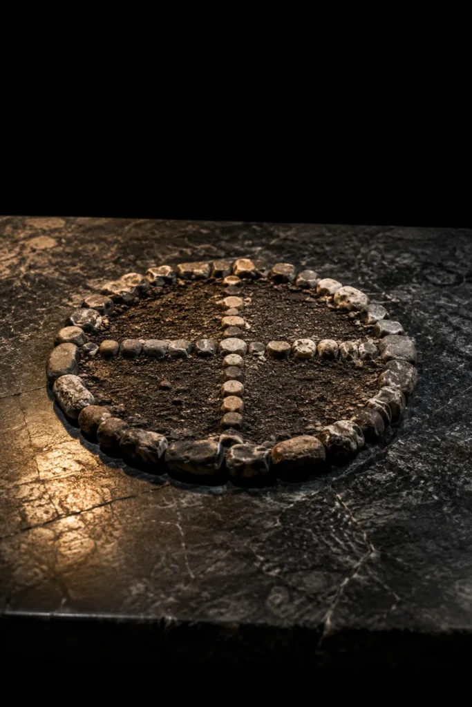 Medicine Wheel - protective symbol, museum-style illustration