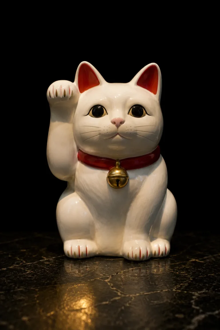 Maneki-neko: o gato da sorte acenante japonês