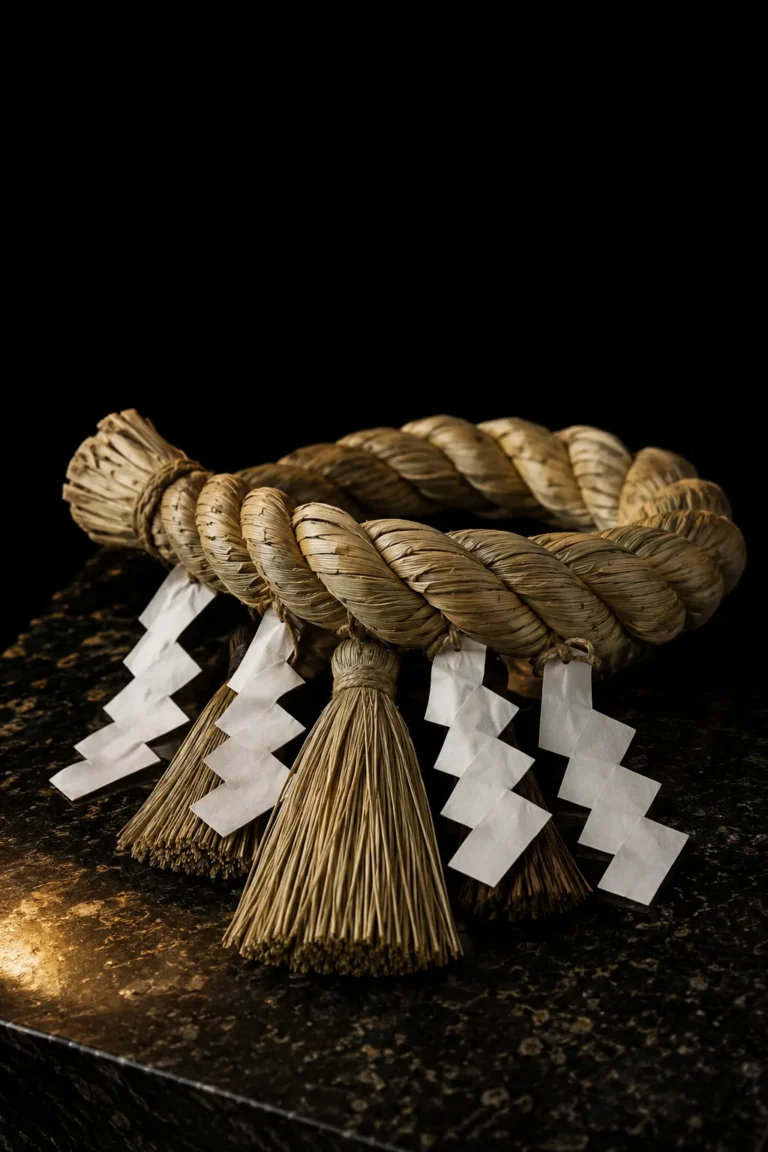 Shimenawa, a corda sagrada de palha de arroz do Xintoísmo