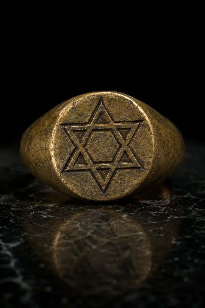 Seal of Solomon - protective symbol, museum-style illustration