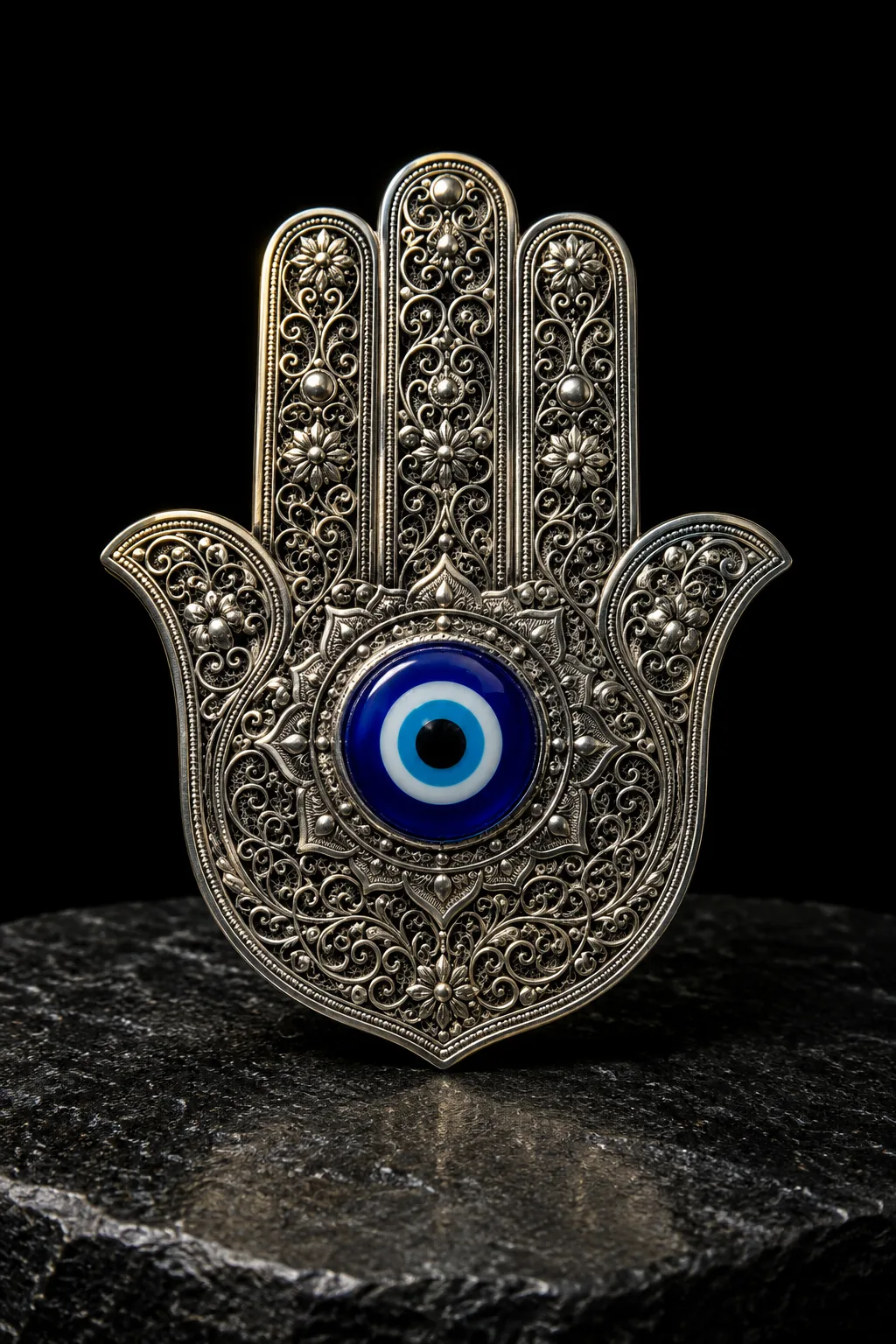 Hamsa-Schutzsymbol, Hand der Fatima