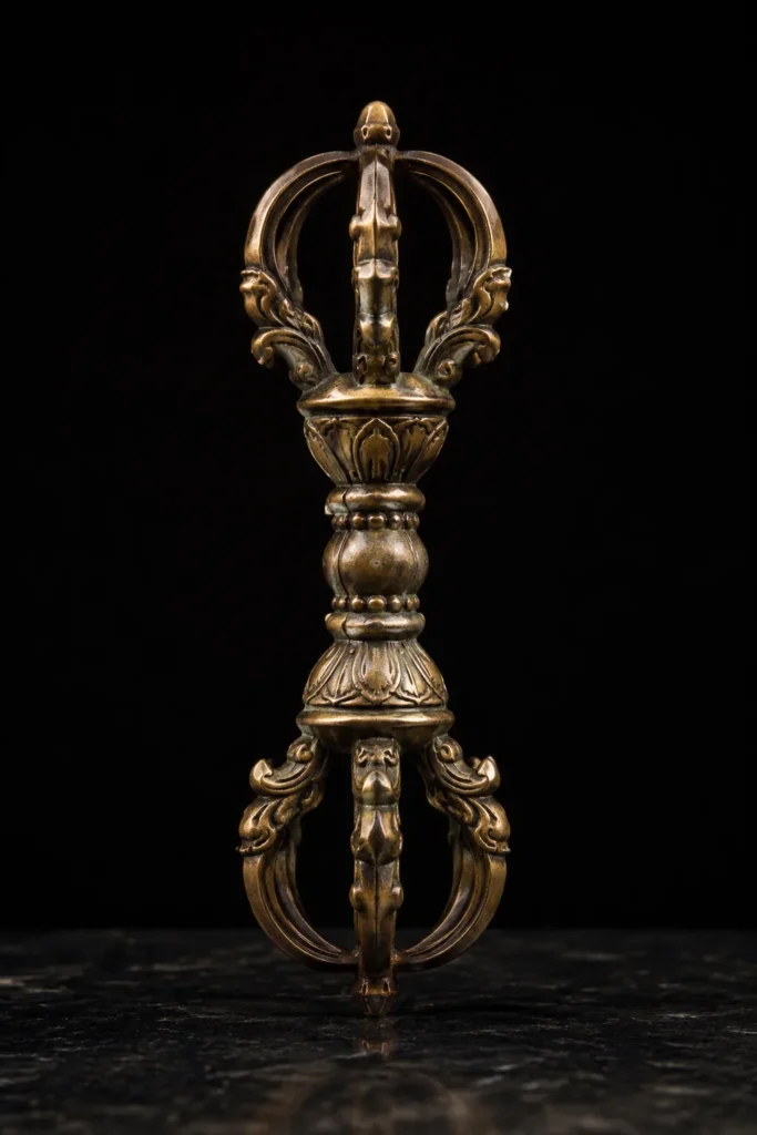 Vajra: protective symbol, museum-style illustration