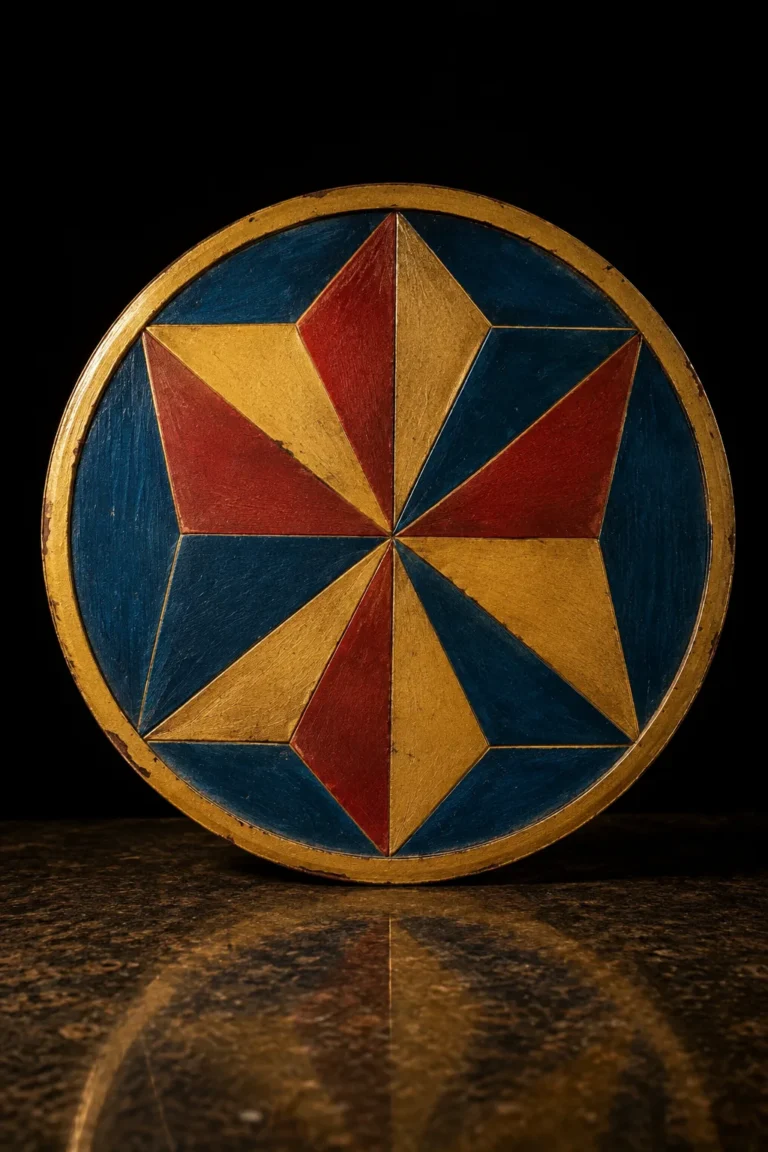 Hex Signs: rosetas estreladas pintadas dos Pennsylvania Dutch