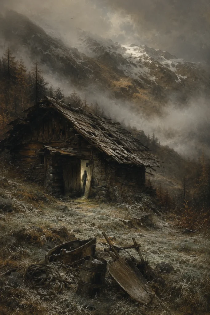 Kasermandl - esprits de la tradition alpine, illustration historique