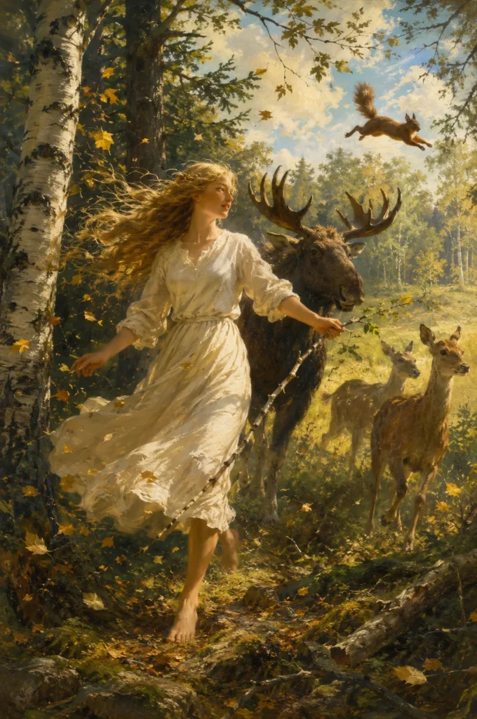 Tuulikki, goddess of Finnish tradition